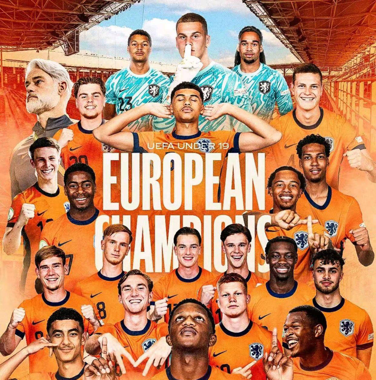 荷兰球队再次夺得冠军,排名稳定 荷兰球队再次夺得冠军,排名稳定